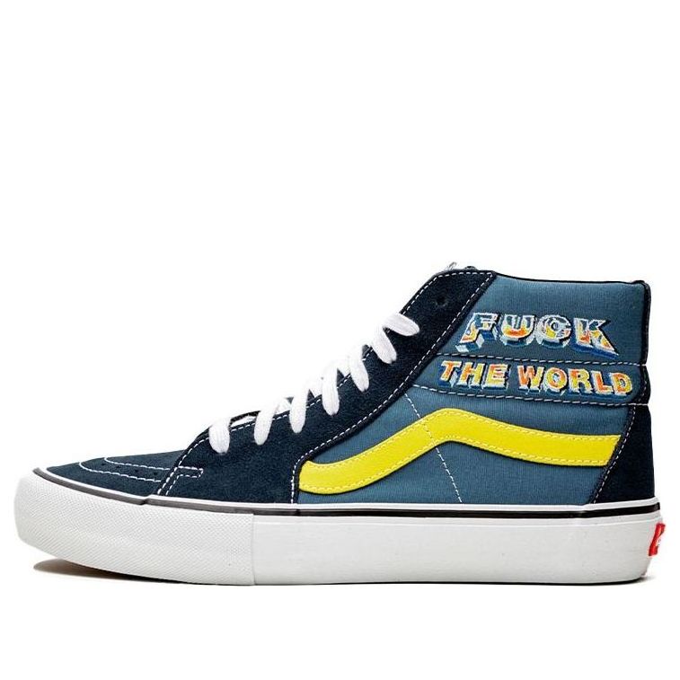 Vans Supreme x SK8-HI Fuck The World - Navy