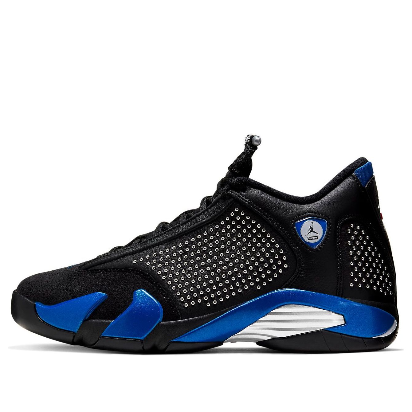 Air Jordan 14 Retro x Supreme Black Varsity Royal