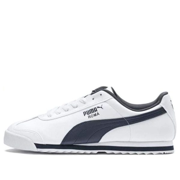 PUMA Roma Basic White Navy