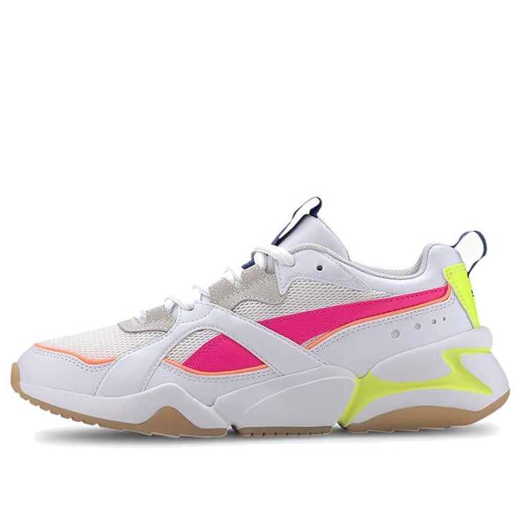PUMA Nova 2 Pink/Green/White Low sneakers