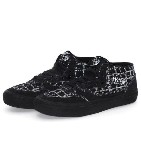 Vans Supreme x Half Cab Pro 92 Logo Pattern - Black