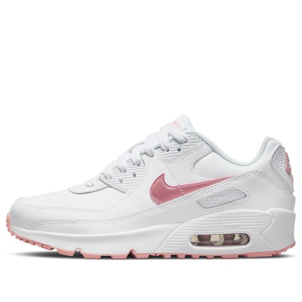 Nike Air Max 90 Leather White Pink Glaze