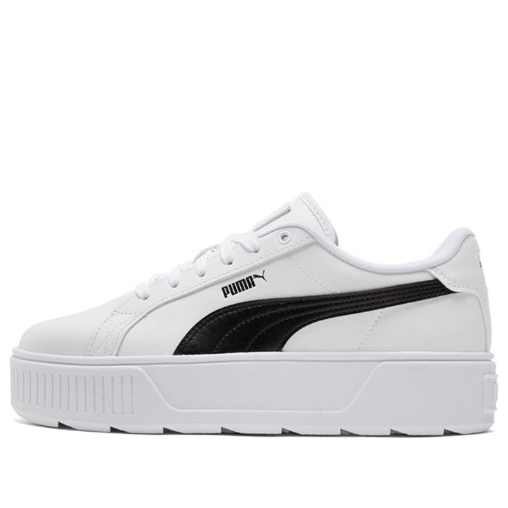 PUMA Karmen Leather White Black