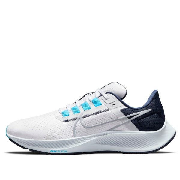 Nike Air Zoom Pegasus 38 White Midnight Navy