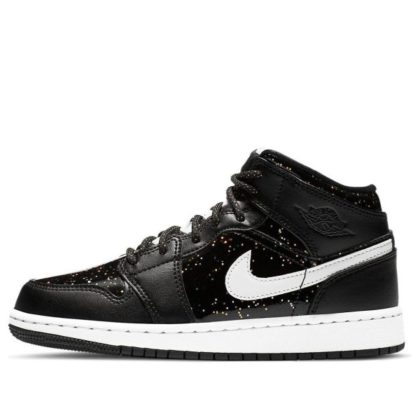 Air Jordan 1 Mid SE Black Glitter
