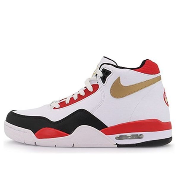 Nike Flight Legacy White Golden Red