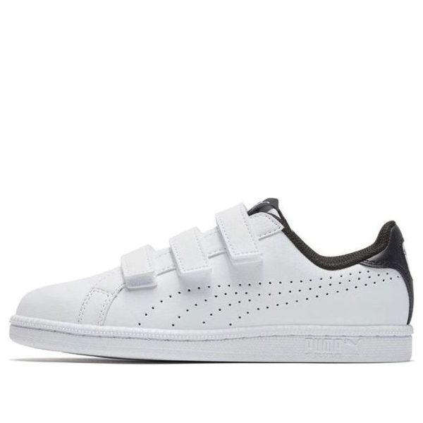 PUMA Smash Velcro White Black