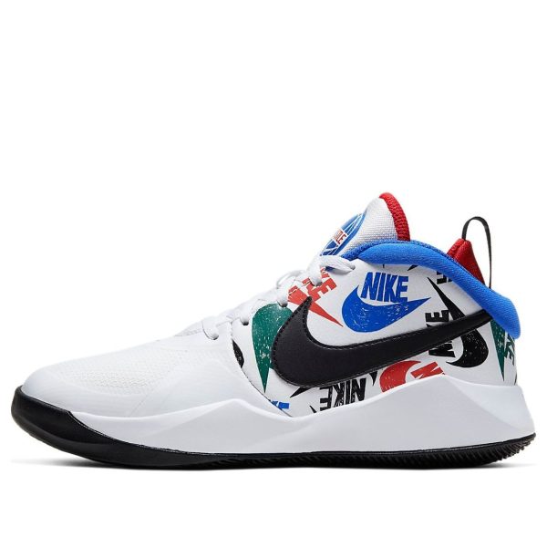 Nike Team Hustle D 9 Black White Blue
