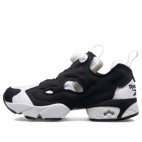 Reebok Instapump Fury OG Hollow Out Splicing Shoes/Sneakers Unisex Black White