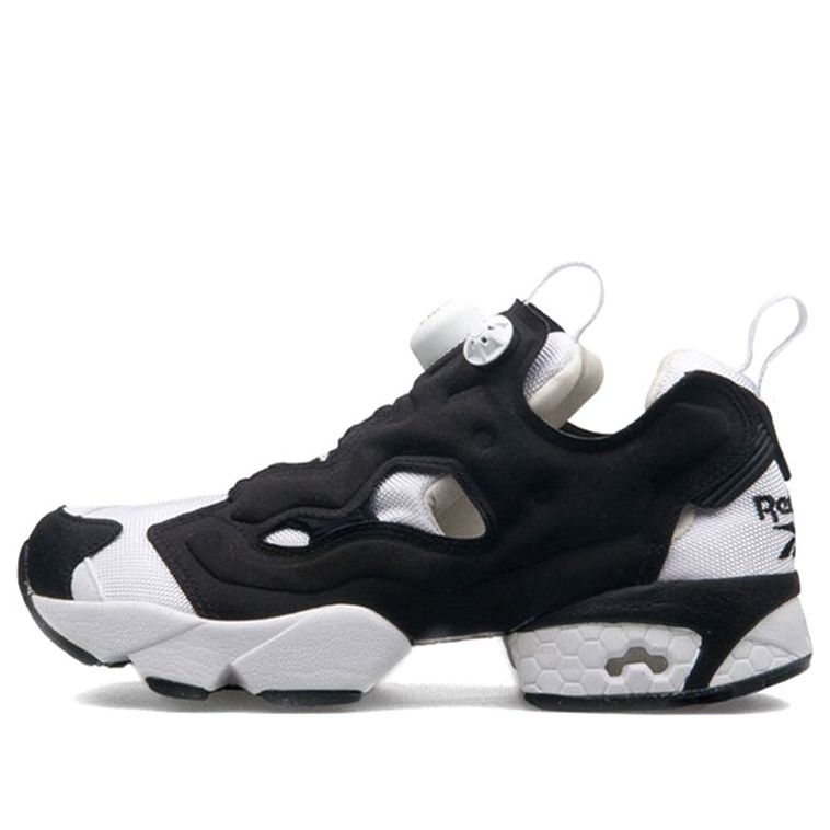 Reebok Instapump Fury OG Hollow Out Splicing Shoes/Sneakers Unisex Black White