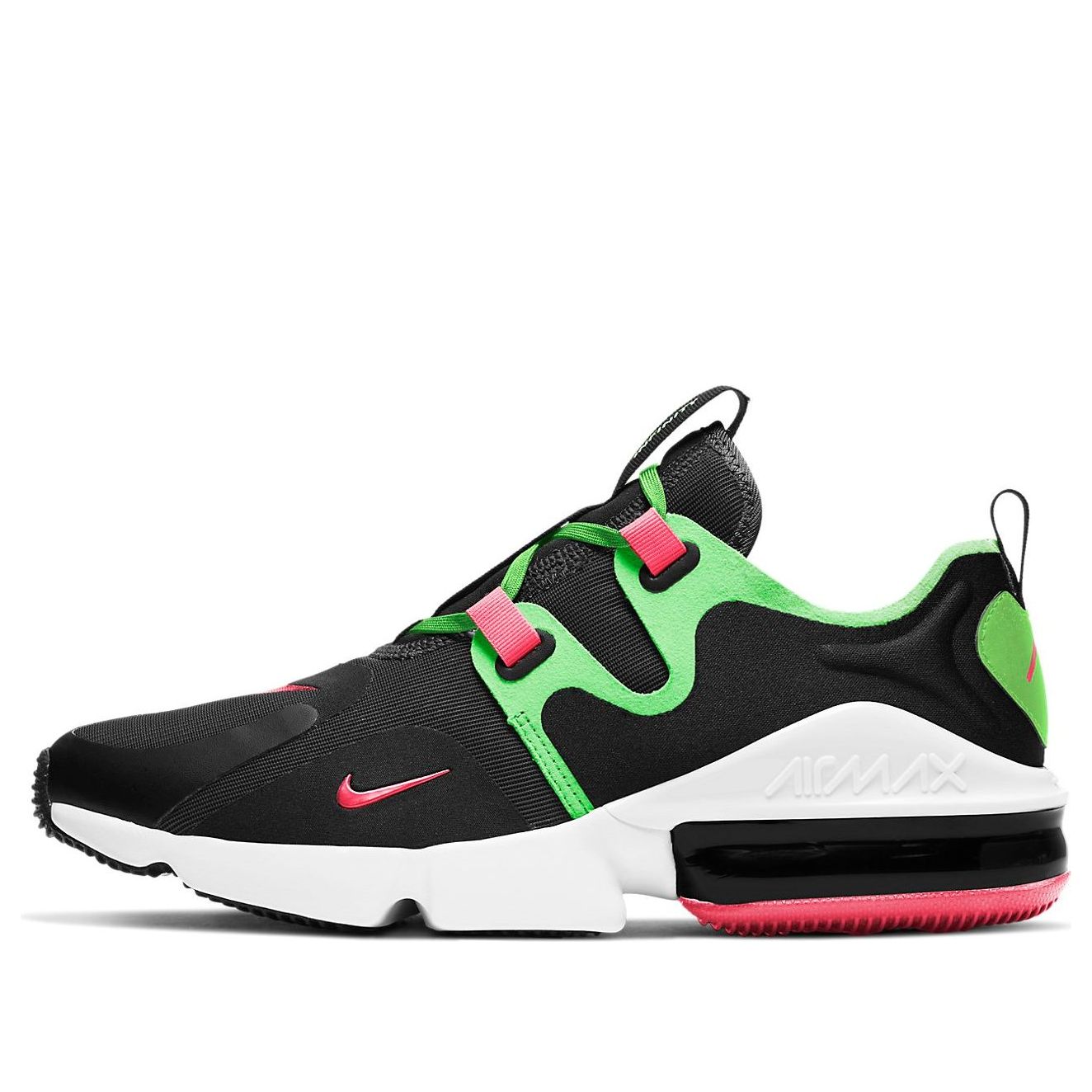 Nike Air Max Infinity Black Green Strike Crimson