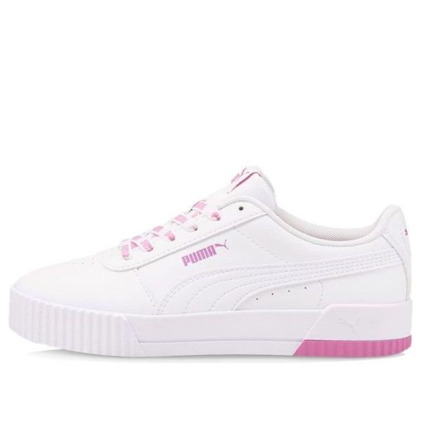 PUMA Carina Logomania Kadin Sneakers White/Red/Pink