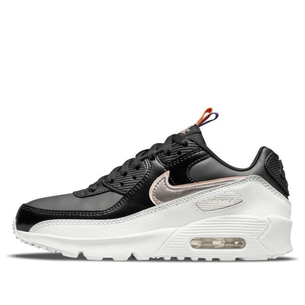 Nike Air Max 90 Leather SE Off Noir Metallic Pewter