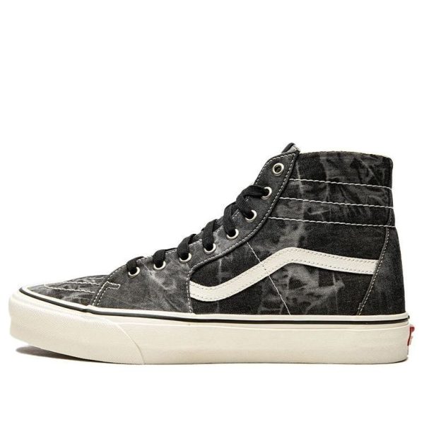 Vans SK8-HI Tapered Denim Destroy - Black Marshmallow