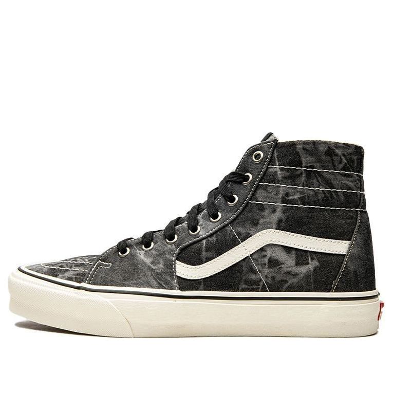 Vans SK8-HI Tapered Denim Destroy - Black Marshmallow