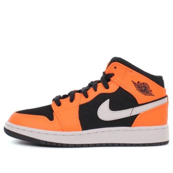 Air Jordan 1 Retro Mid Orange Black