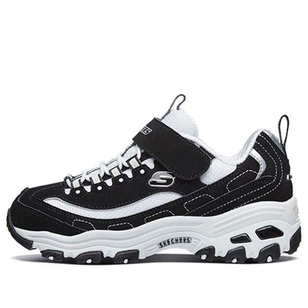 Skechers DLites Low-Top Running Shoes K White/Black