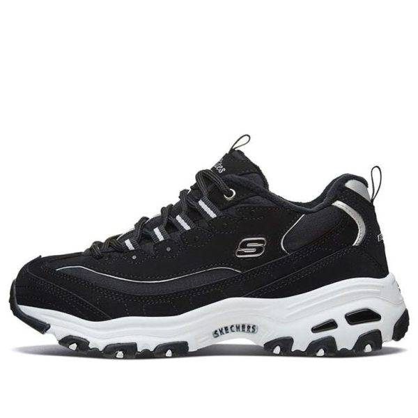 Skechers D Lites 1.0 Low-Top Running Shoes Black