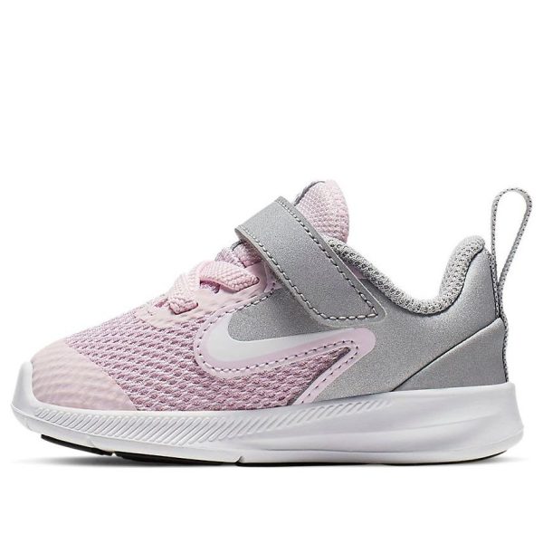 Nike Downshifter 9 Pink Foam Metallic Silver