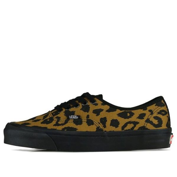 Vans Authentic LX Canvas Suede Leopard Black