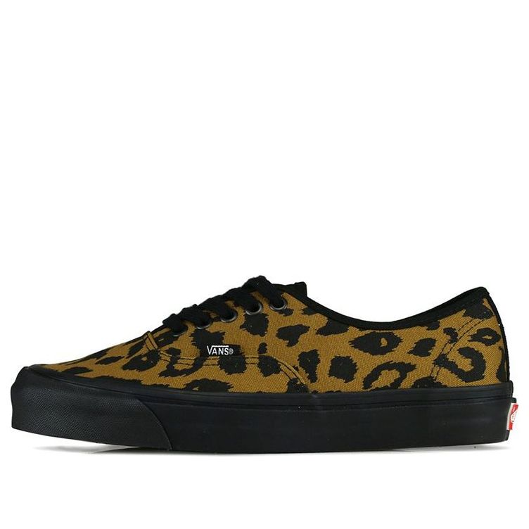 Vans Authentic LX Canvas Suede Leopard Black