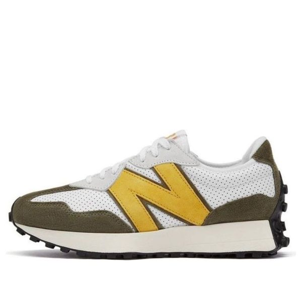 New Balance 327 White Yellow