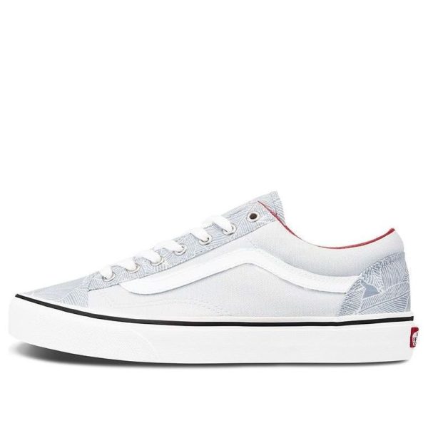 Vans Mismatch Style 36 Mix and Match Stripes Floral White Yellow