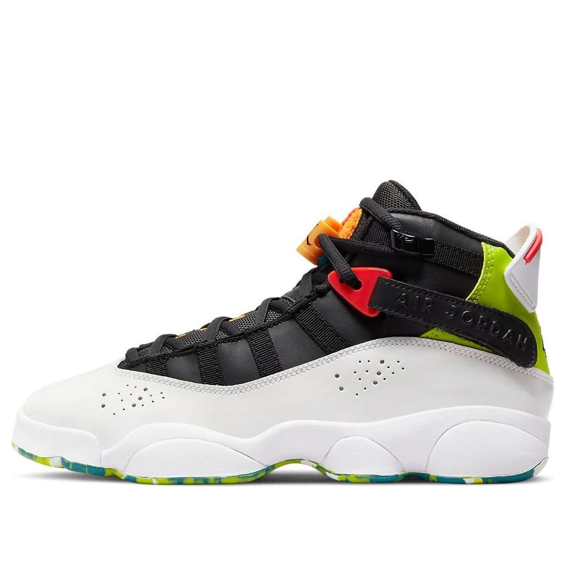 Air Jordan 6 Rings White Neon Green