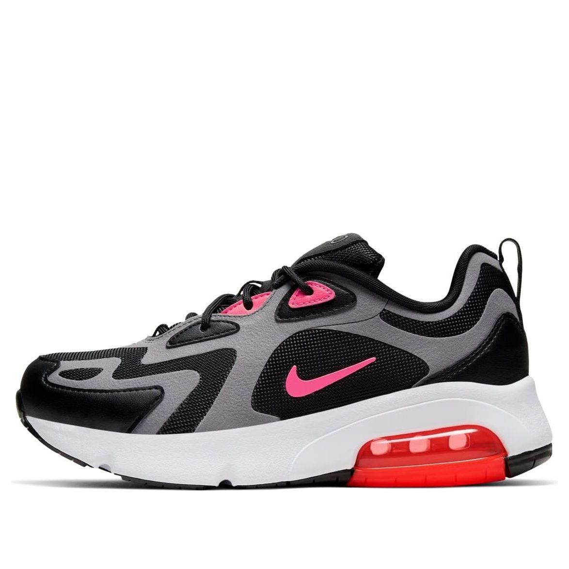 Nike Air Max 200 Black Hot Punch