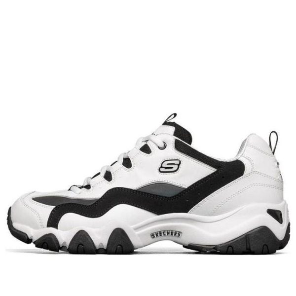 Skechers D lites 2.0 Running Shoes White/Black/Grey
