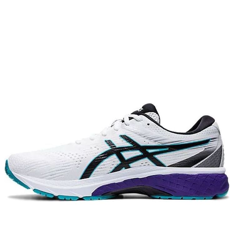 ASICS GT-2000 8 White Turquoise Purple
