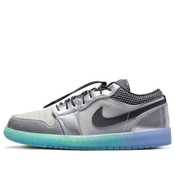 Air Jordan 1 Low SE Metallic Silver Gradient