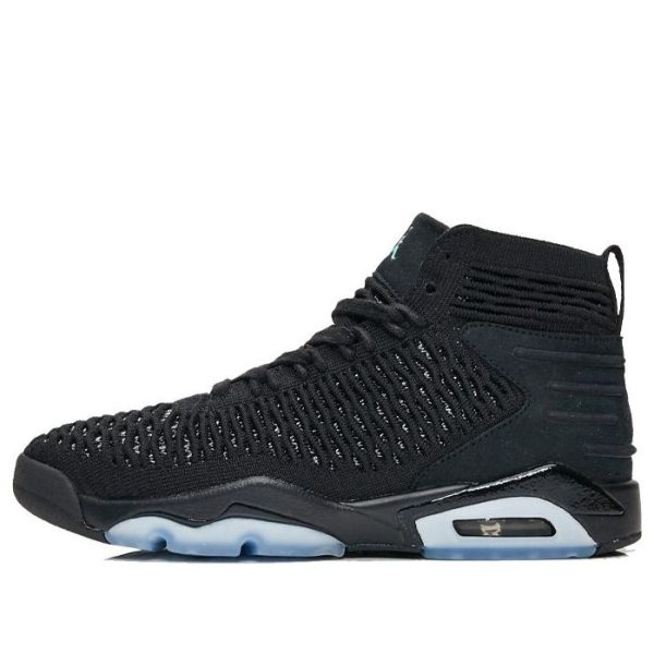 Air Jordan Flyknit Elevation 23 Black Metallic Silver