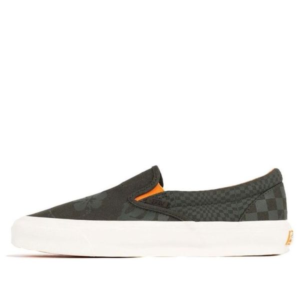 Vans Porter-Yoshida & Co. x OG Classic Slip-On LX Forest Night Floral Checkerboard