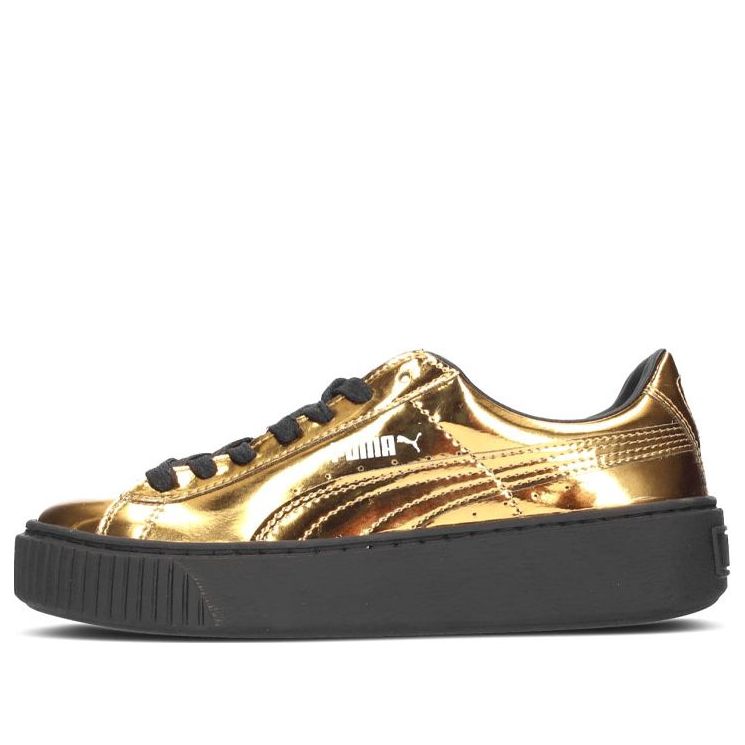 PUMA Basket Platform Metallic Gold