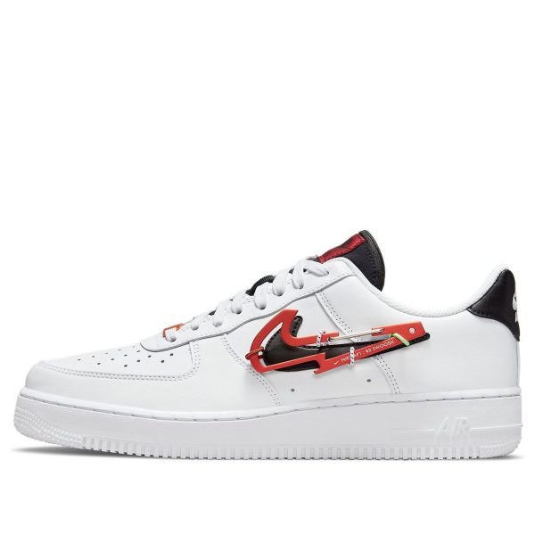 Nike Air Force 1 07 Premium Carabiner - White Habanero Red
