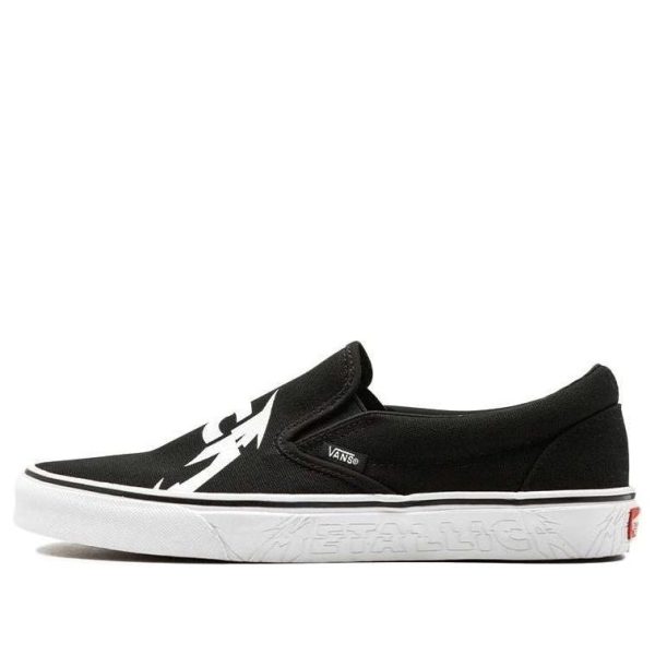 Vans Metallica x Classic Slip-On Black White
