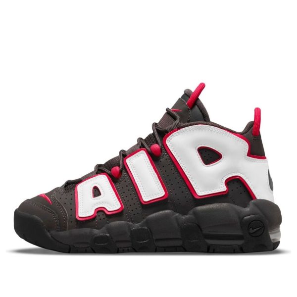 Nike Air More Uptempo Medium Ash Siren Red White
