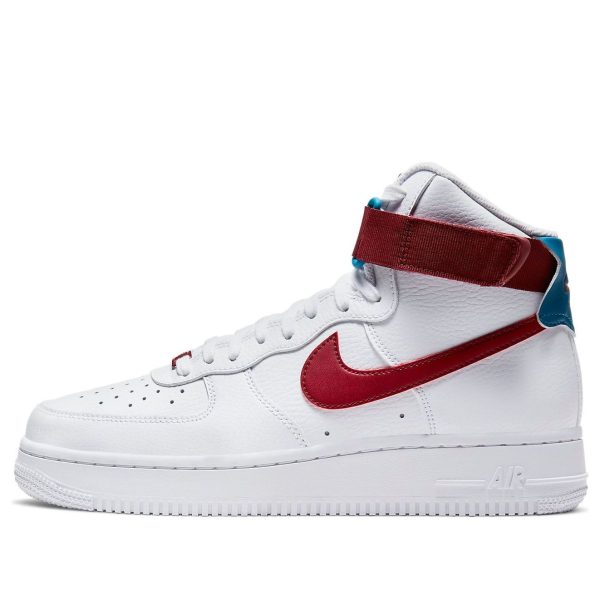 Nike Air Force 1 High White Team Red
