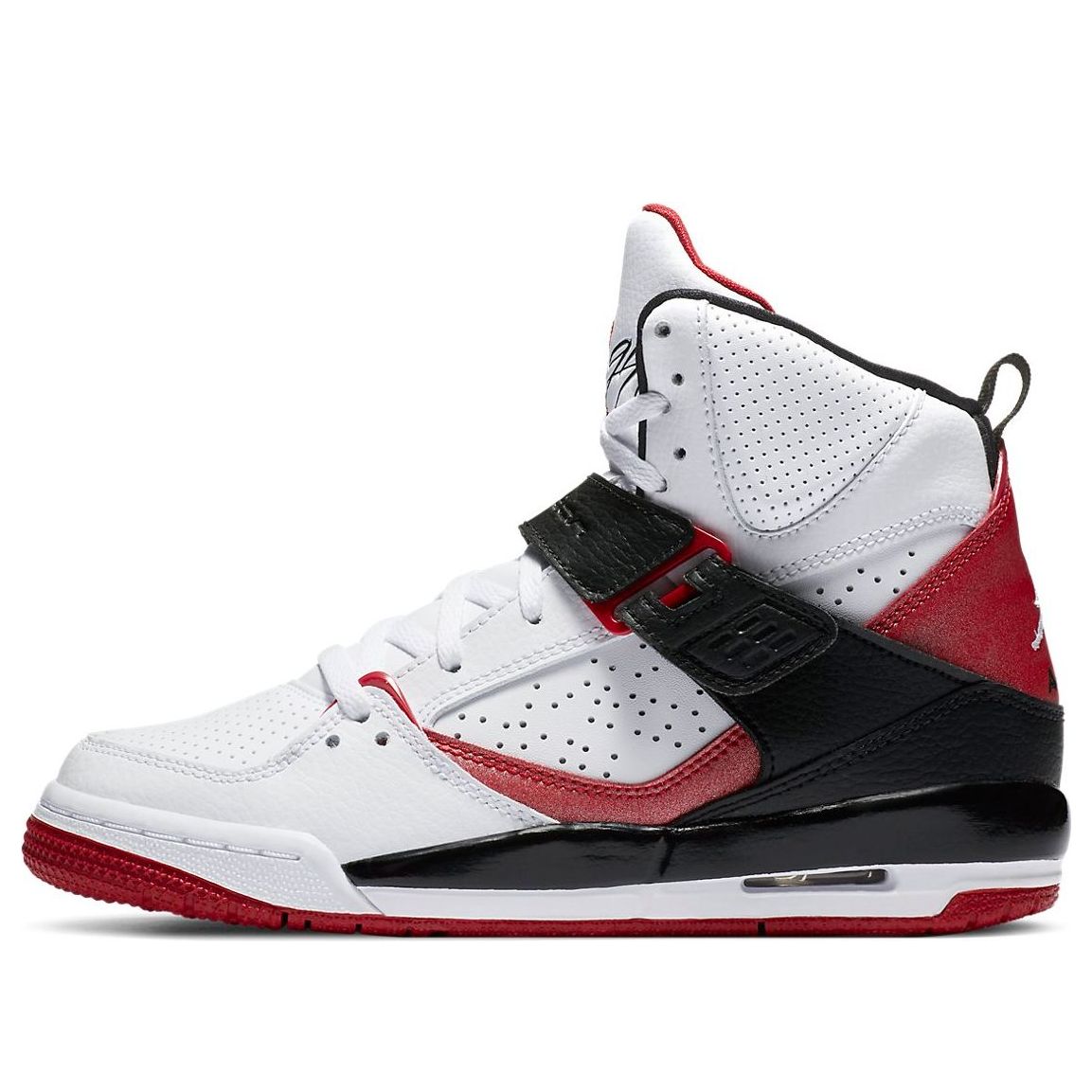 Air Jordan Flight 45 High White Red Black