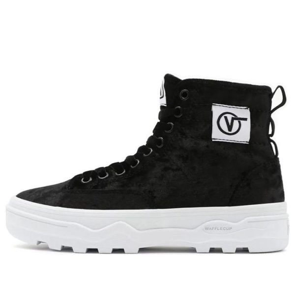 Vans Crushed Velvet Sentry Wc Black White