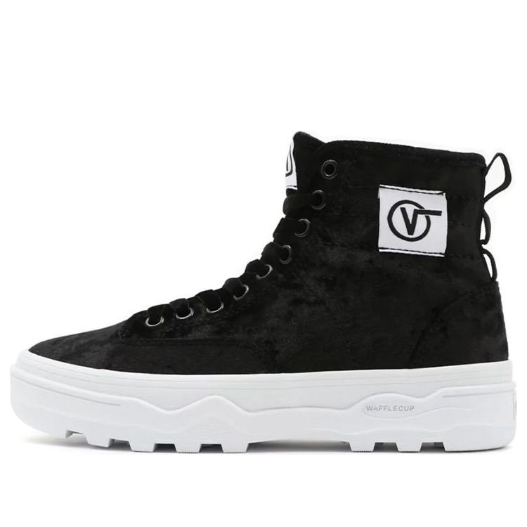 Vans Crushed Velvet Sentry Wc Black White
