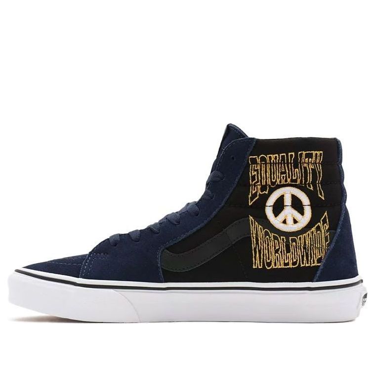 Vans Unisex Take A Stand SK8-HI High-Top Sneakers Blue/Black