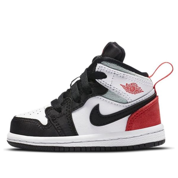Air Jordan 1 Mid SE Red Black Toe