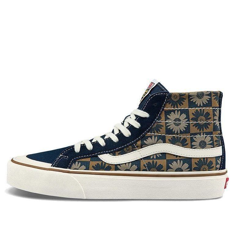 Vans Unisex SK8-Hi High-Top Sneakers Blue/White