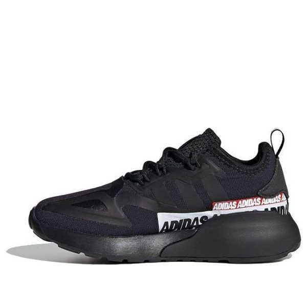 adidas ZX 2K J Wordmark Heel Stripe - Black