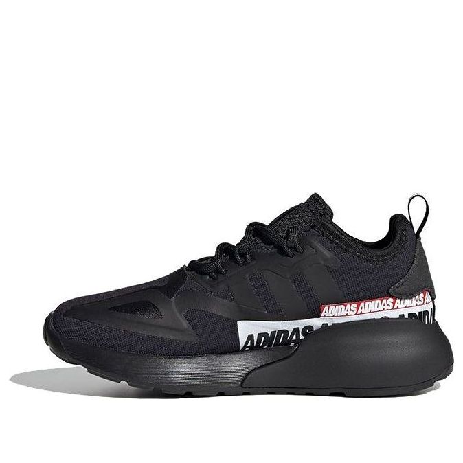 adidas ZX 2K J Wordmark Heel Stripe - Black