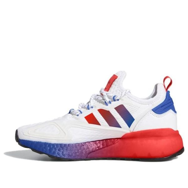 adidas ZX 2K Boost J White Solar Red