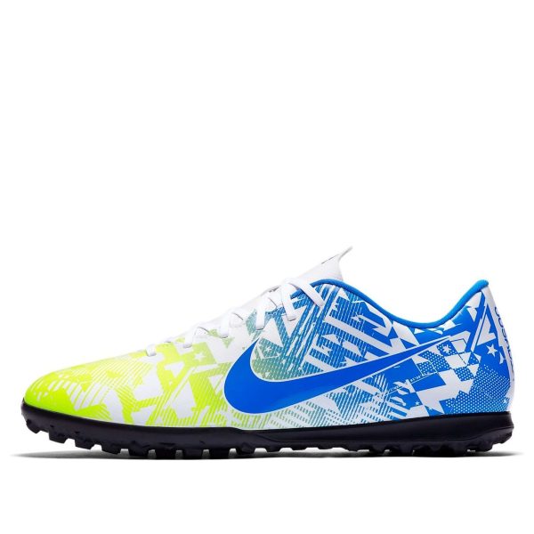Nike Vapor 13 Club Njr TF Turf White/Volt/Black/Racer Blue Yellow