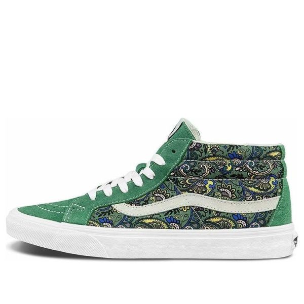 Vans Sk8-Mid Reissue Paisley - Hedge Green